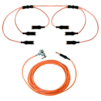 Заземление переносное ЗПЛ-1 СИП (16 мм) для воздушных линий, закоротка в комплекте со спуском